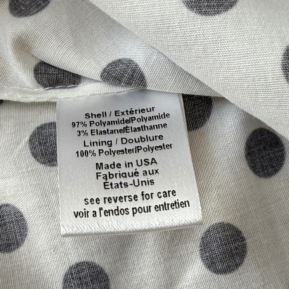 CAROLINE CONSTAS POLKADOT BLOUSE SIZE S - Picture 8 of 9